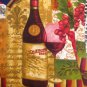 Red Wine Kitchen Linen Set Hot Pads Oven Mitt Towel 4 pc