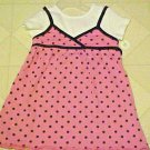 LIttle Lindsey Toddler Girls 3T Pink Polka Dot Jumper Dress White Shirt Outfit LIttle Lindsey Toddler Girls 3T Pink Polka Dot Jumper Dress White Shirt Outfit