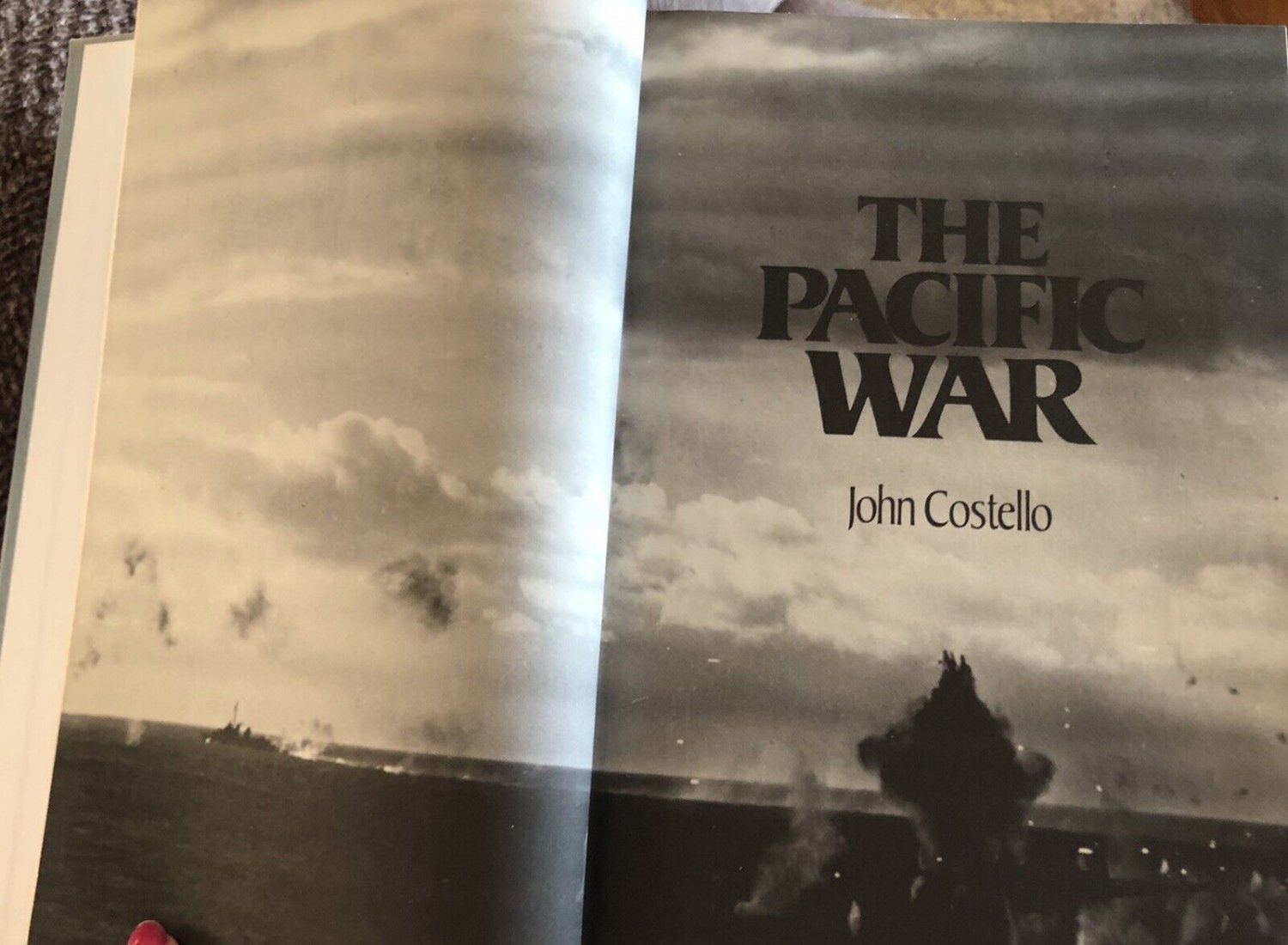 The Pacific War By John Costello 1981 Hardcover Book WW2