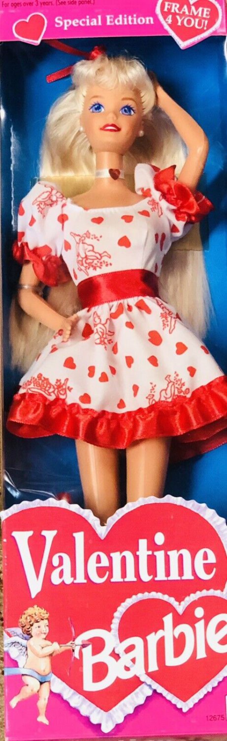 Mattel Valentine Barbie Doll Special Edition1994 Frame 4 You 12675