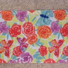 Spring Flowers Butterflies Cloth Placemat Set 4 Polyester 12" X 18" New Spring Flowers Butterflies Cloth Placemat Set 4 Polyester 12" X 18" New