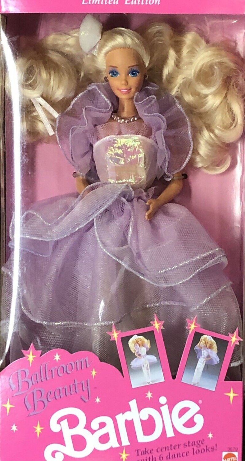 Mattel Walmart Ballroom Beaity Barbie Doll 1991 NRFB Vintage #3678