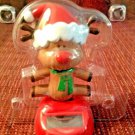 Rudolph Red Nosed Reindeer Wiggles Sun Powered Solar Christmas Figuine New Rudolph Red Nosed Reindeer Wiggles Sun Powered Solar Christmas Figuine New
