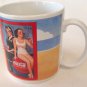 Coffee Mug Ceramic Coca Cola 50 Year Anniversary Bathing Beauty Girls