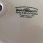 Bath & Body Christmas Holly & Leaf Porcelain Pedstal Compote Candy Dish Vintage