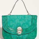 NWT Guess Cool Classic jade large Flap Satchel