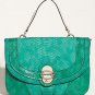 NWT Guess Cool Classic jade large Flap Satchel