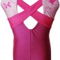 TALENT TALE GIRLS DANCE PRINTED EMPIRE WAIST BIKETARD S(6/6X)