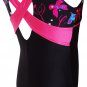 TALENT TALE GIRLS DANCE PRINTED EMPIRE WAIST BIKETARD L(10/12)