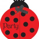 Ladybug Fancy Party Invitations - Birthday Party Supplies