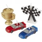 Wilton Race Car Candles - NASCAR Themed Birthday Party Supplies