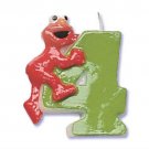 Elmo 4th Birthday Candle - Party Supplies