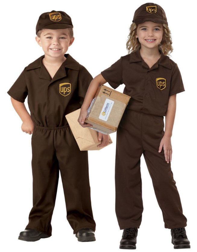 UPS Driver Costume - Toddler