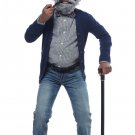 Old Man Costume Curly Hair Grandpa Kit - Boys
