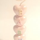 Pink Baby Shower Place Card Holder   (1) - Party Supplies