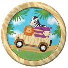 Safari Adventures Dessert Plates (8) - Birthday Party Supplies