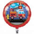 Flaming Fire Truck Balloon (1)