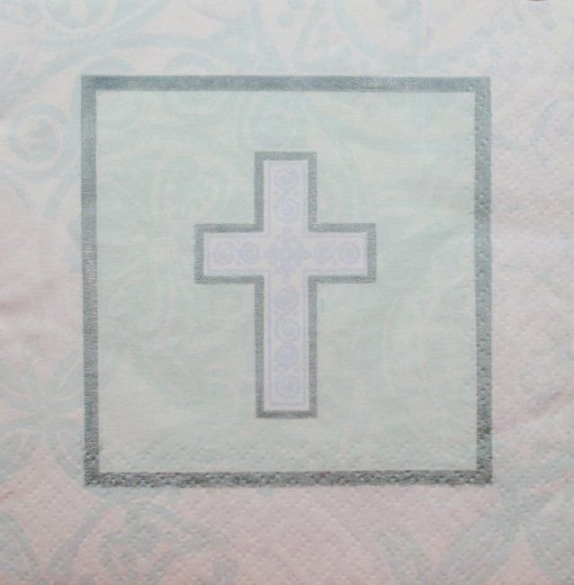 Holy Cross Religious Party Beverage Napkins (30)