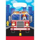 Flaming Fire Truck Loot Bags (8)