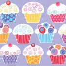 Sweet Cupcake Luncheon Napkins - Birthday Party Supplies