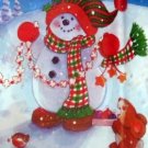 Snowman Fun Party Table Cover