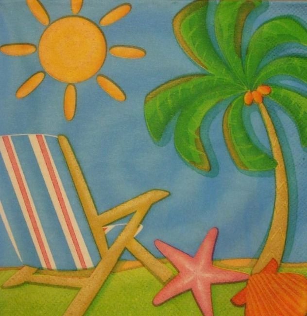Summer Fun Beverage Napkins - Party Supplies