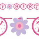 Ballerina TuTu Much Fun Circle Banner - Birthday Party Supplies