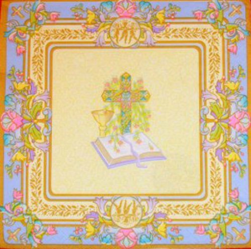 Blessed Events Religious Party Luncheon Napkins (16) - Party Supplies