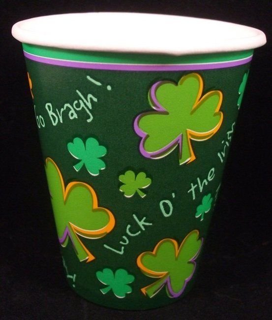 St. Patricks Day Party Cups (8) - Party Supplies