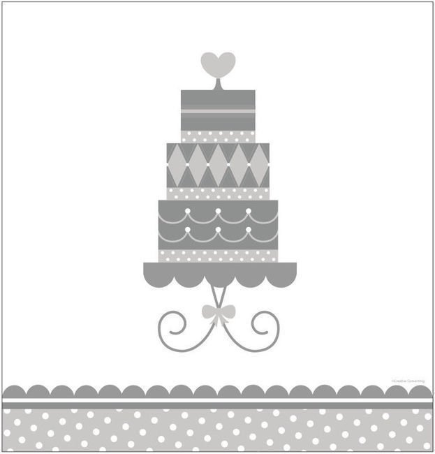 Forever Sweet Wedding Themed Table Cover