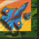 American Heroes Camo Party Beverage Napkins (16) - Birthday Party Supplies
