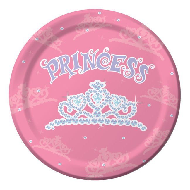 Birthday Princess Dinner Plates