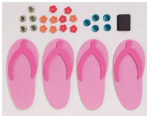 Let's Hula Foam Flip Flop Activity Kit