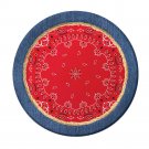 Bandanarama Dinner Plates (8) - Birthday Party Supplies
