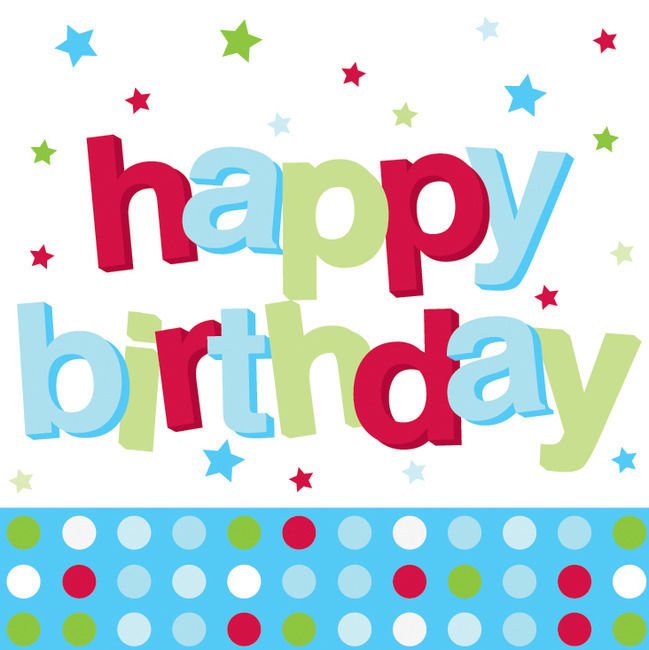 Blue Dots 1st Birthday Beverage Napkins - Birthday Party Supplies