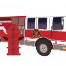 Fire Truck Centerpiece - FIRE WATCH