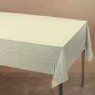 Ivory Plastic Table Cover