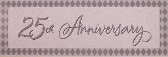 25th Silver Anniversary Banner