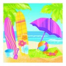 Surf's Up Party Beverage Napkins (16)