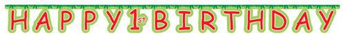 Jungle Buddies 1st Birthday Jointed Banner