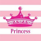 Pink Princess Royalty Lunch Napkins