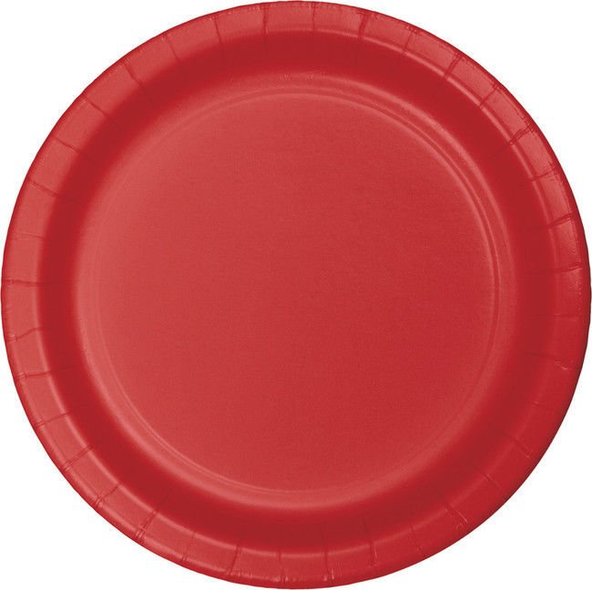 Red Dessert Plates (24)