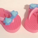 Hot Pink Flip Flop Candles (1 pair) - Beach Themed Party Favors and Supplies