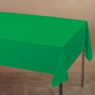 Emerald Green Plastic Table Cover
