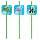 Ocean Party Straws (6) - Party Supplies