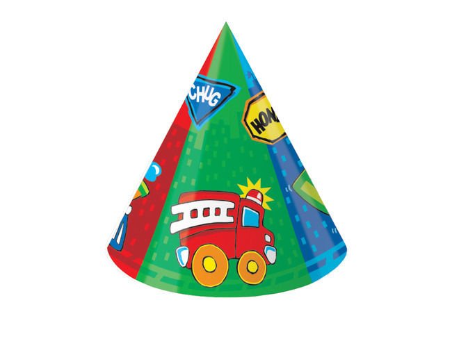 Construction Pals Party Hats