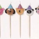 Farm Animals Pick Candles - Party Supplies