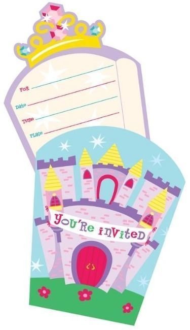 Castle Fun Party Invitations - Birthday Party Supplies