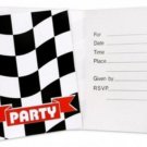 Checkered Flag Party Invitations