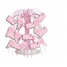 It's a Girl Gingham Cascade Centerpiece